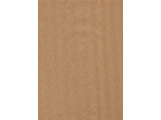 Presentpapper 57cmx10m ribbat brun